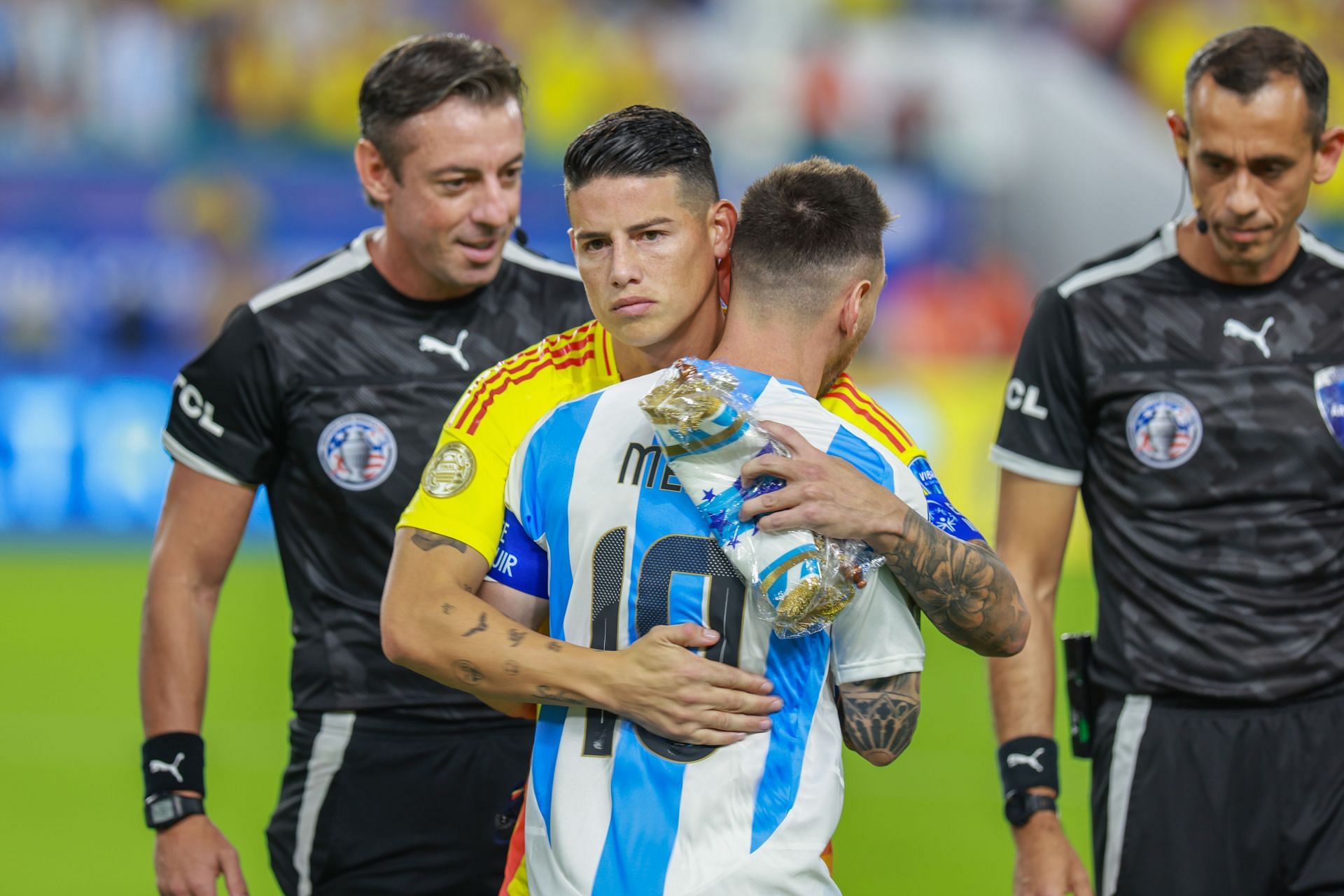 James Rodriguez and Lionel Messi - Source: Getty